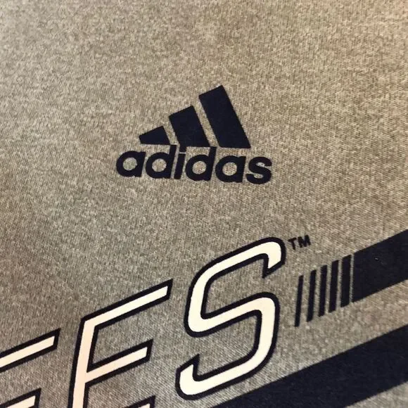 Adidas NY Yankees Gray Workout Tee M - Picture 3 of 11